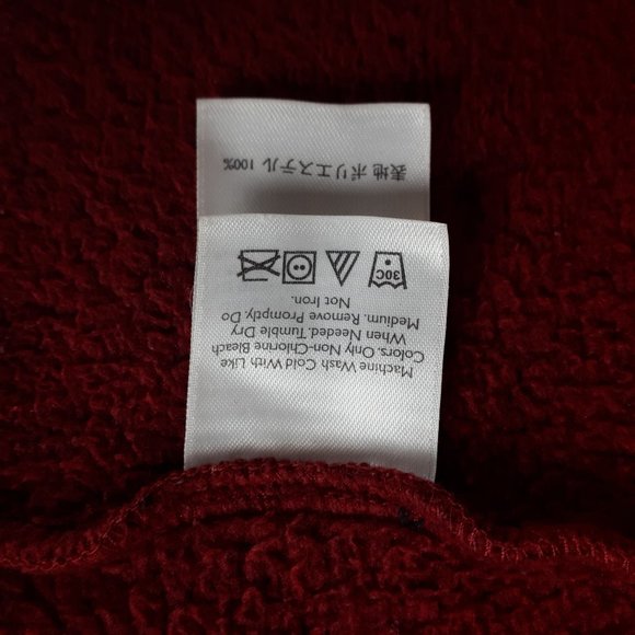 Eddie Bauer Red Toggle-button Collar Sweater - Picture 14 of 15